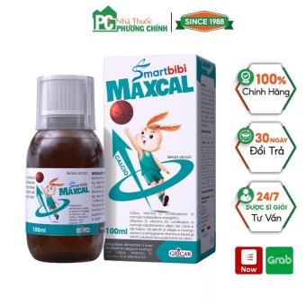Siro Canxi Cho Bé Smartbibi Maxcal Giúp Xương Chắc Khỏe Và Phát Triển Chiều Cao Tối Ưu (Chai 100ml)