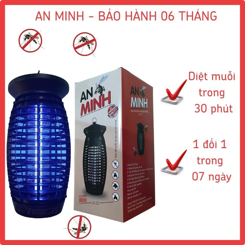 [Có quà tặng] Đèn bắt muỗi thông minh, đèn diệt muỗi và côn trùng An Minh Model CA02 bảo hành 6 tháng, thu hút muỗi bằng ánh sáng, không hóa chất, diệt muỗi trong 30 phút