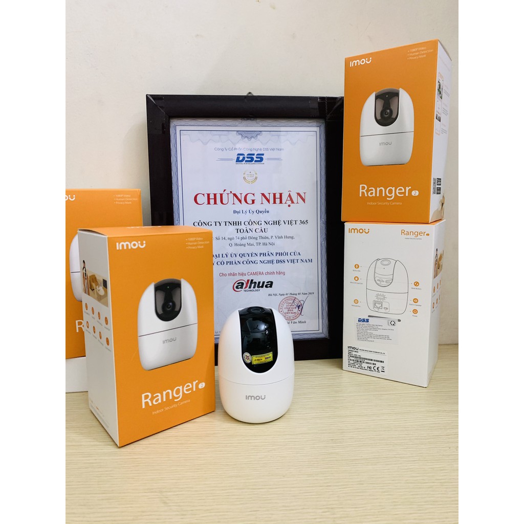 Camera ip 1080 dahua ilou ranger a22 360 p, camera phát hiện con người, tầm nhìn ban đêm, giám sát an ninh gia đình, camera wifi không dây