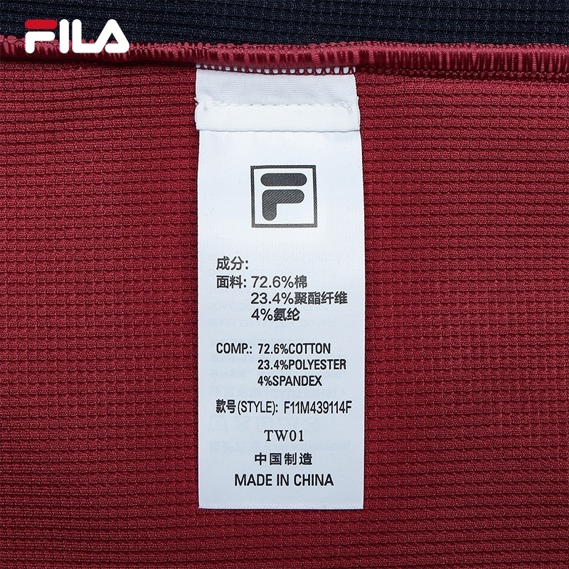 FILA CORE LIFESTYLE ORIGINALE FRENCH TENNIS CLUB Men Short Sleeve T shirt Red