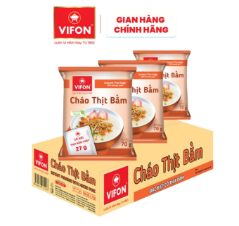 Cháo Thịt Bằm VIFON có Gói Thịt Thật 70g/ gói