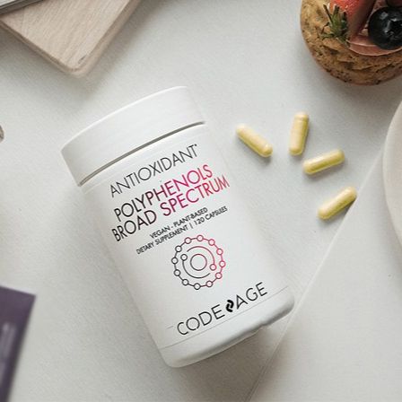 Viên Chống nắng sáng da Codeage Polyphenols Broad Spectrum 120 Viên
