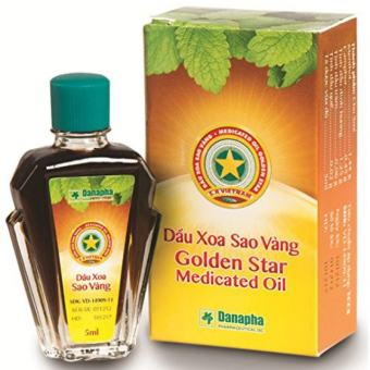 Dầu xoa sao vàng 5ml Rẻ vô địch] [Chính hãng]
