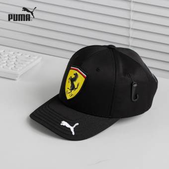 Nón kết, mũ lưỡi trai Unisex tem xe FERRARI vải Kaki đẹp Form chuẩn thời trang (Ảnh thật)