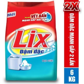 Bột Giặt Lix Extra Đậm Đặc 6Kg ED010