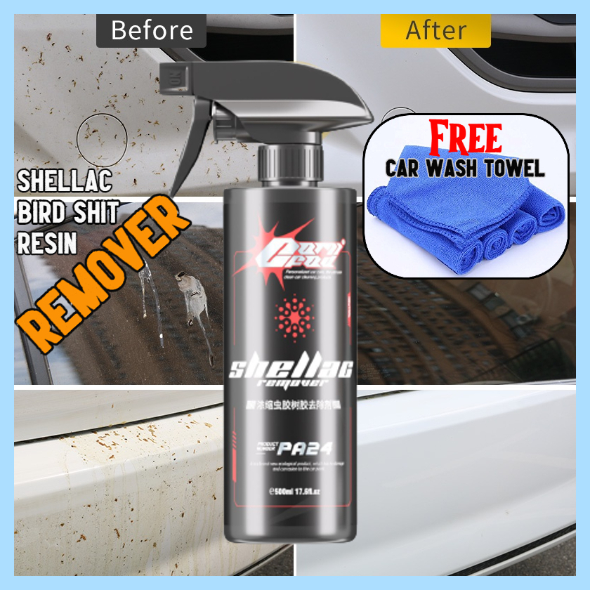 Auto Shellac Resin Remover Cleaning Agent Paint Strong Removal Guano Oil  Water Stain Cleaning Agent Paint Care Polishes - AliExpress