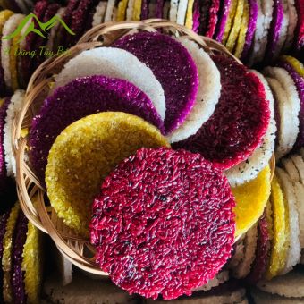 Bánh khẩu chí chọp thơm ngon loại 1 (túi 1kg) Đặc sản bánh khẩu xén, khẩu chí chọp (bánh giòn tan) người Thái Mường Lay - Điện Biên