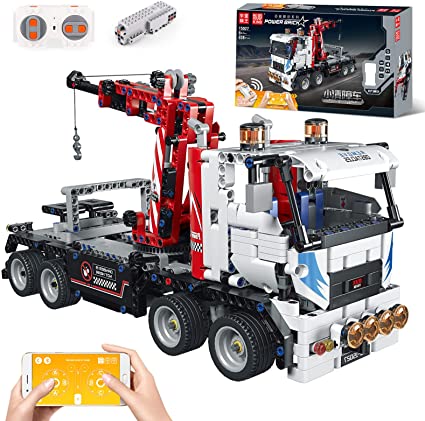 Mould King 15027 Đồ chơi lắp ráp xe cứu hộ tương thích với Lego Technic - xe điều khiển từ xa