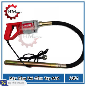 Máy đầm dùi bê tông ACZ 0351, công suất 1100w - máy đầm cóc, máy đầm rung bê tông, dây đầm dùi bê tông - Bảo hành 6 tháng - HẢI MY STORE