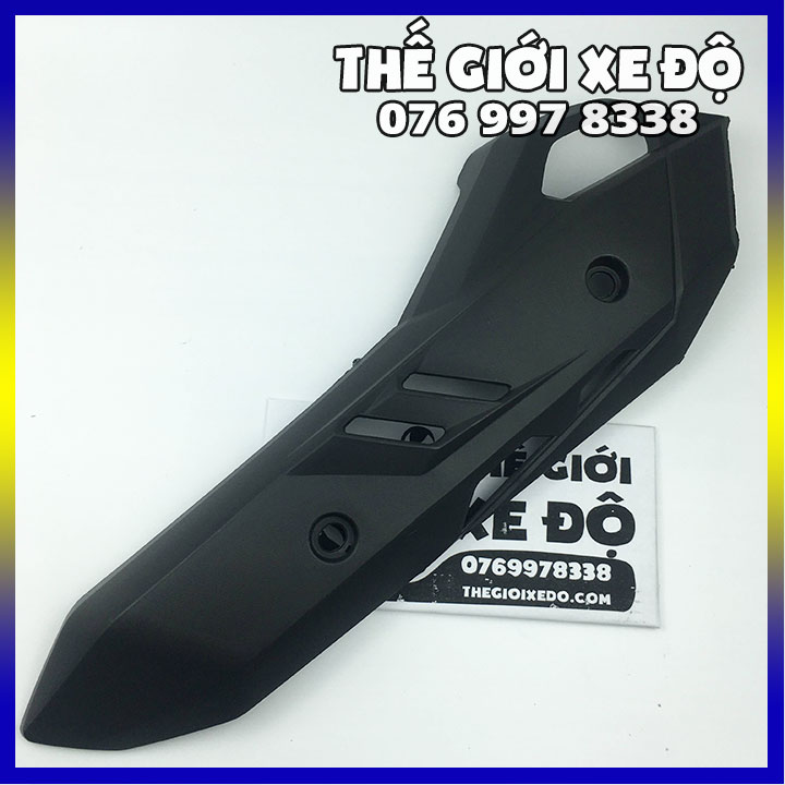 Ốp pô ab 150 125 cc nhựa đen thay ốp che pô zin dòng xe air blade 2020 - 2021 - 2022