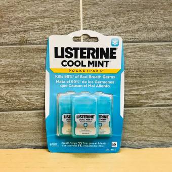 Miếng ngậm thơm miệng, diệt khuẩn Listerine Cool Mint 72 miếng
