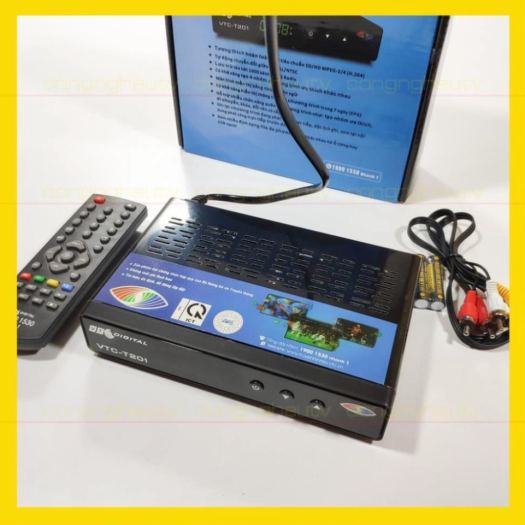 Đầu thu kĩ thuật số mặt đất DVB T2 VTC T201 - BH 12 tháng