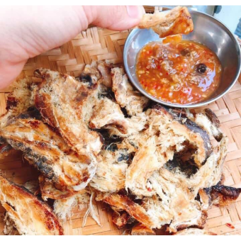 Đặc Sản Khô Cá Đuối Chấm Mắm Me Ngon Tuyệt Loại Thượng Hạng