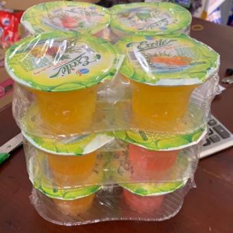 Thạch Rau Câu Uống Long Hải 180g Lốc 4 Cốc