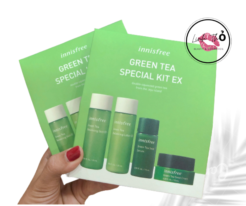 Set Dưỡng Trà Xanh Green Tea Innisfree Special Kit Ex 4 món