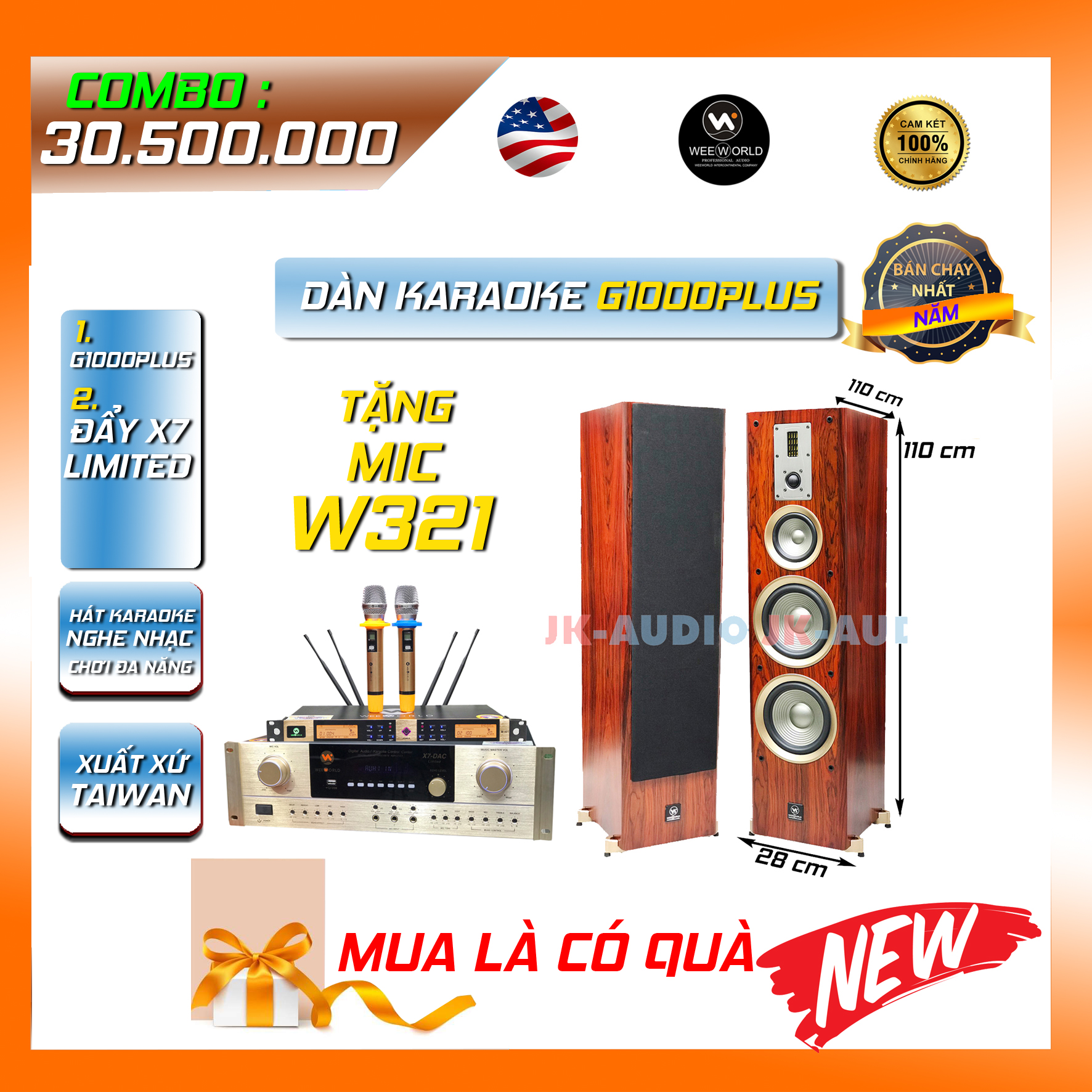 Loa cây weeworld g1000 plus
