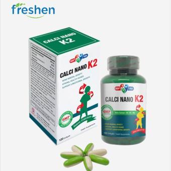 Calci Nano K2 Softgels bổ sung thêm thành phẩn Vitamin D3 K2 giúp hấp thu tốt canxi