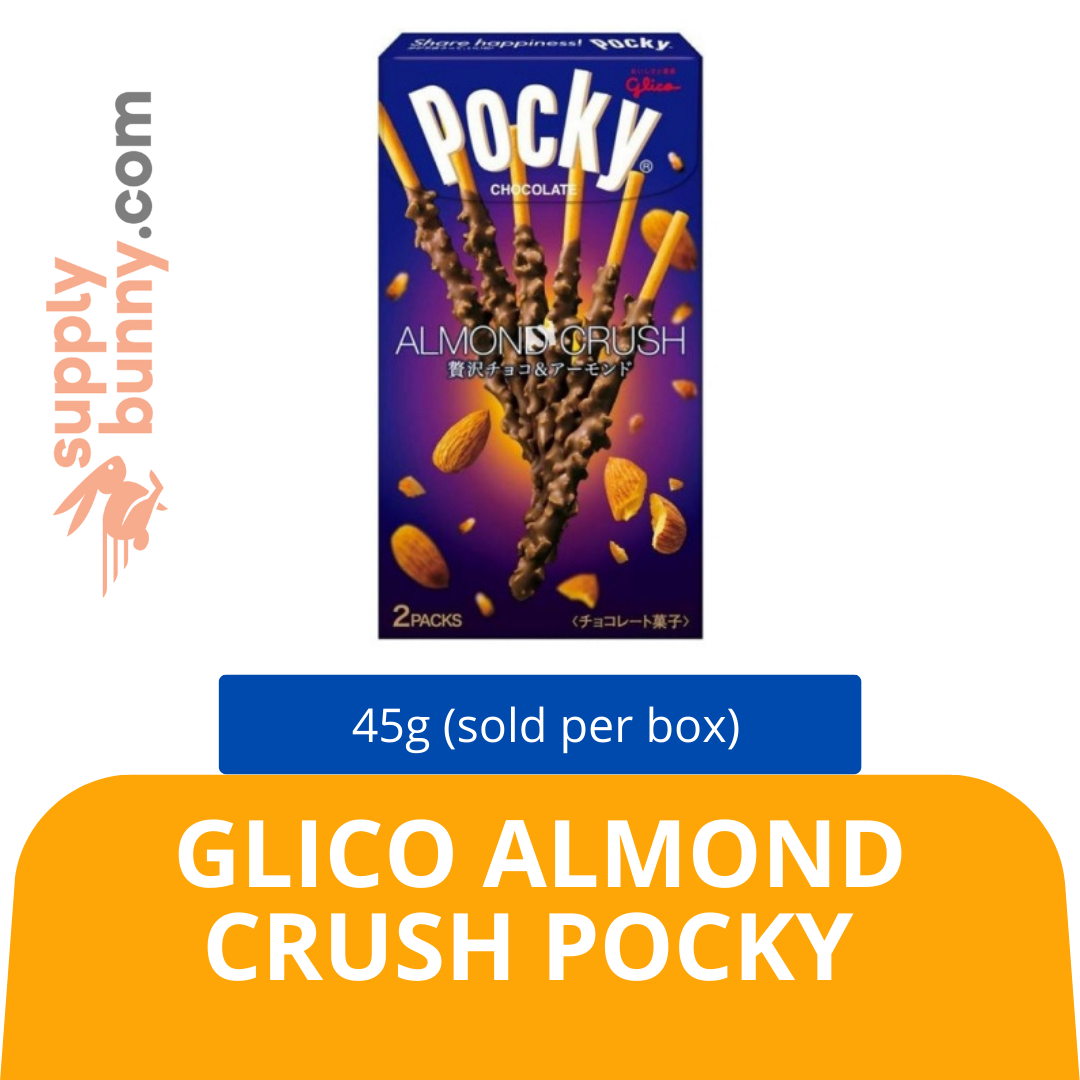 Glico Almond Crush Pocky 45g (sold per box) Mix SKU: 4901005511170