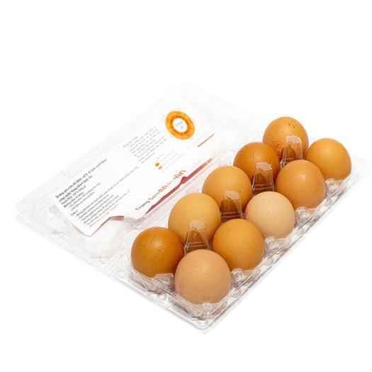 Trứng gà Ba Huân hộp 10 quả