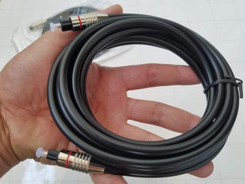 Cáp quang optical dài 3 mét hàng xịn dây to cực chắc chắn - dây tín hiệu âm thanh quang học - dây audio optical 3 mét