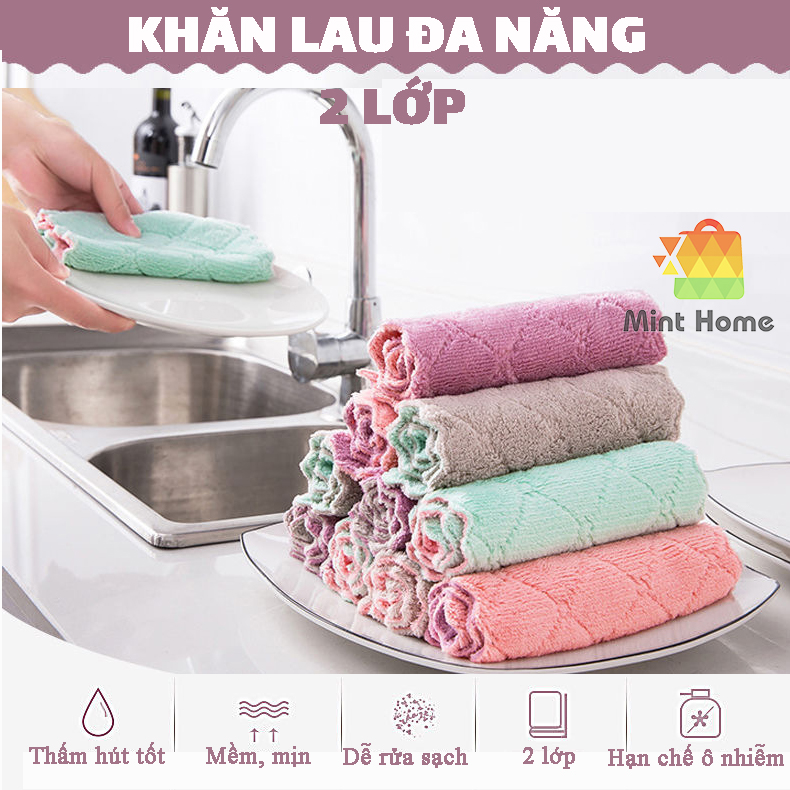 Khăn lau bếp đa năng, tay, kính, bàn, xe ô tô siêu thấm