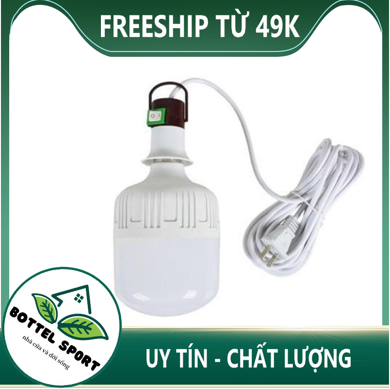[HCM] Bóng đèn led 20W kèm đuôi đèn có công tắc và dây dài 5m siêu tiết kiệm điện an toàn cao cấp