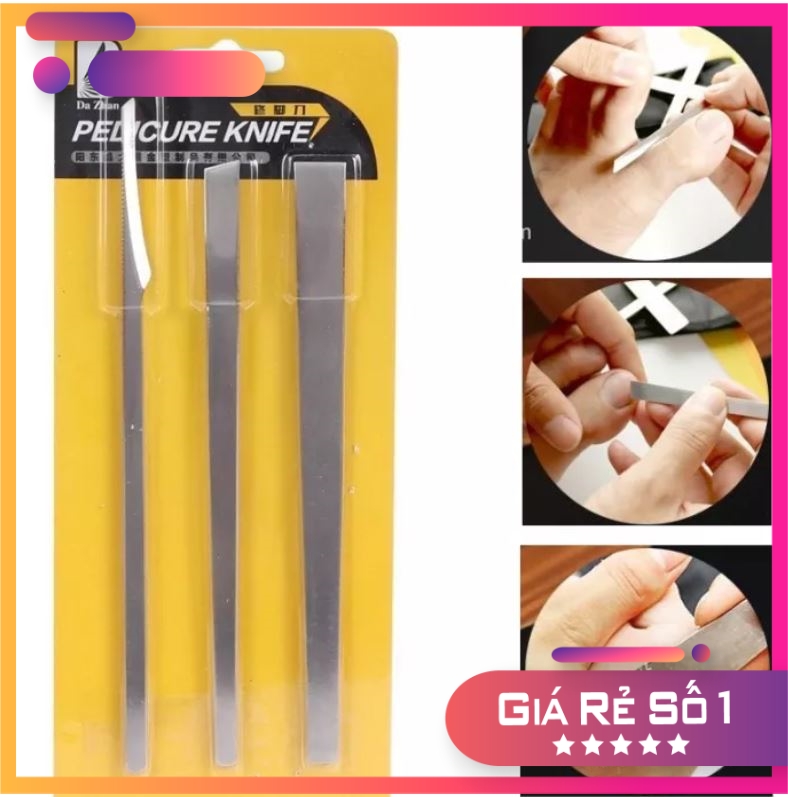 Bộ dao lấy khoé cạo da chết 3 cây - Sugar Nails