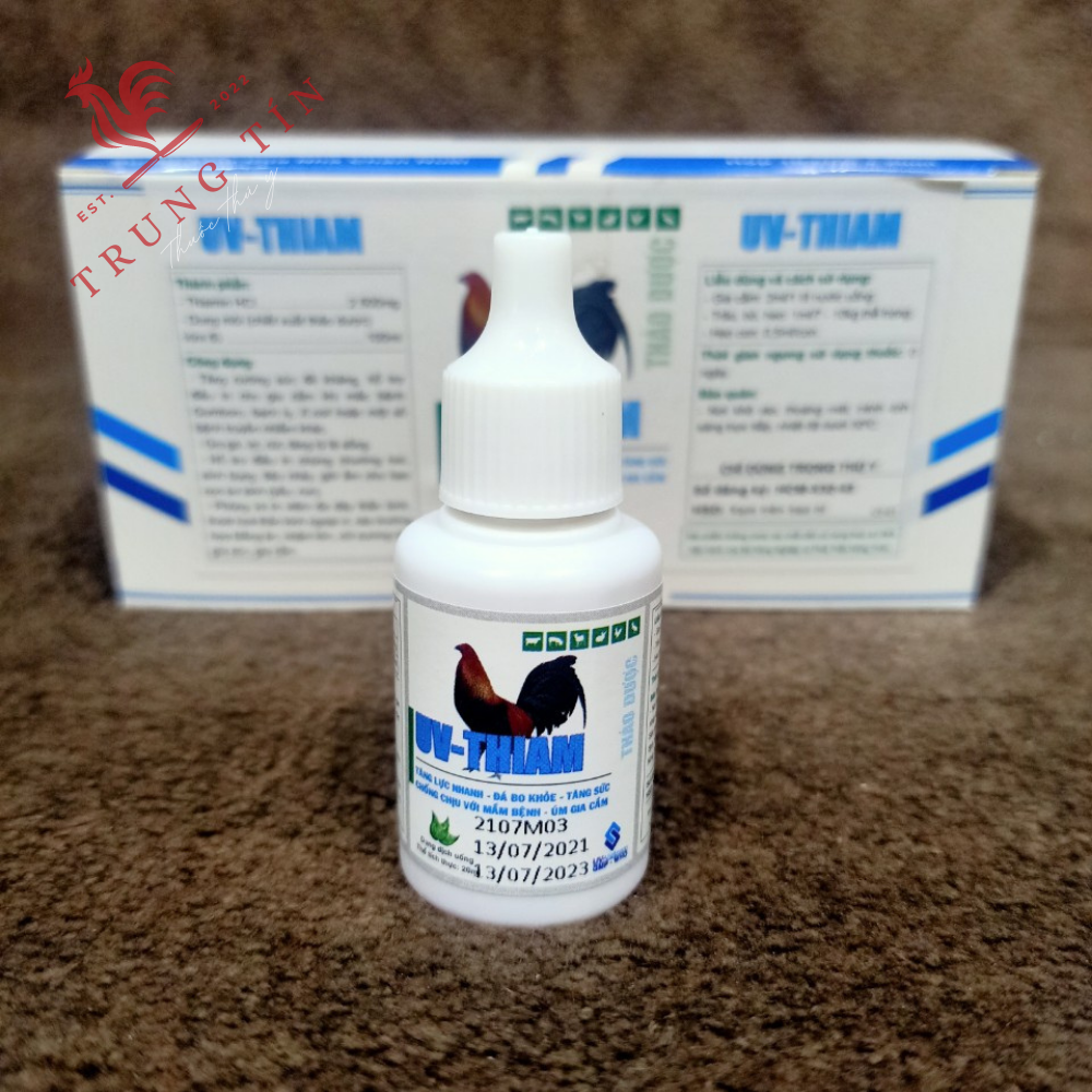 Uv thiam - gà đá bo lớn , sung gà - mỏi lọ / 20ml , thuốc tăng lực gà đá , thuốc gà đá