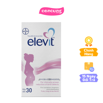 Viên uống bổ sung Vitamin mẹ bầu, cho con bú Elevit 30 viên