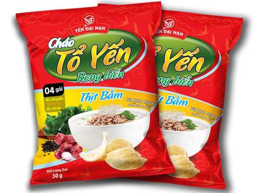 Thùng 30 gói cháo tổ yến rong biển thịt bằm -cháo yến