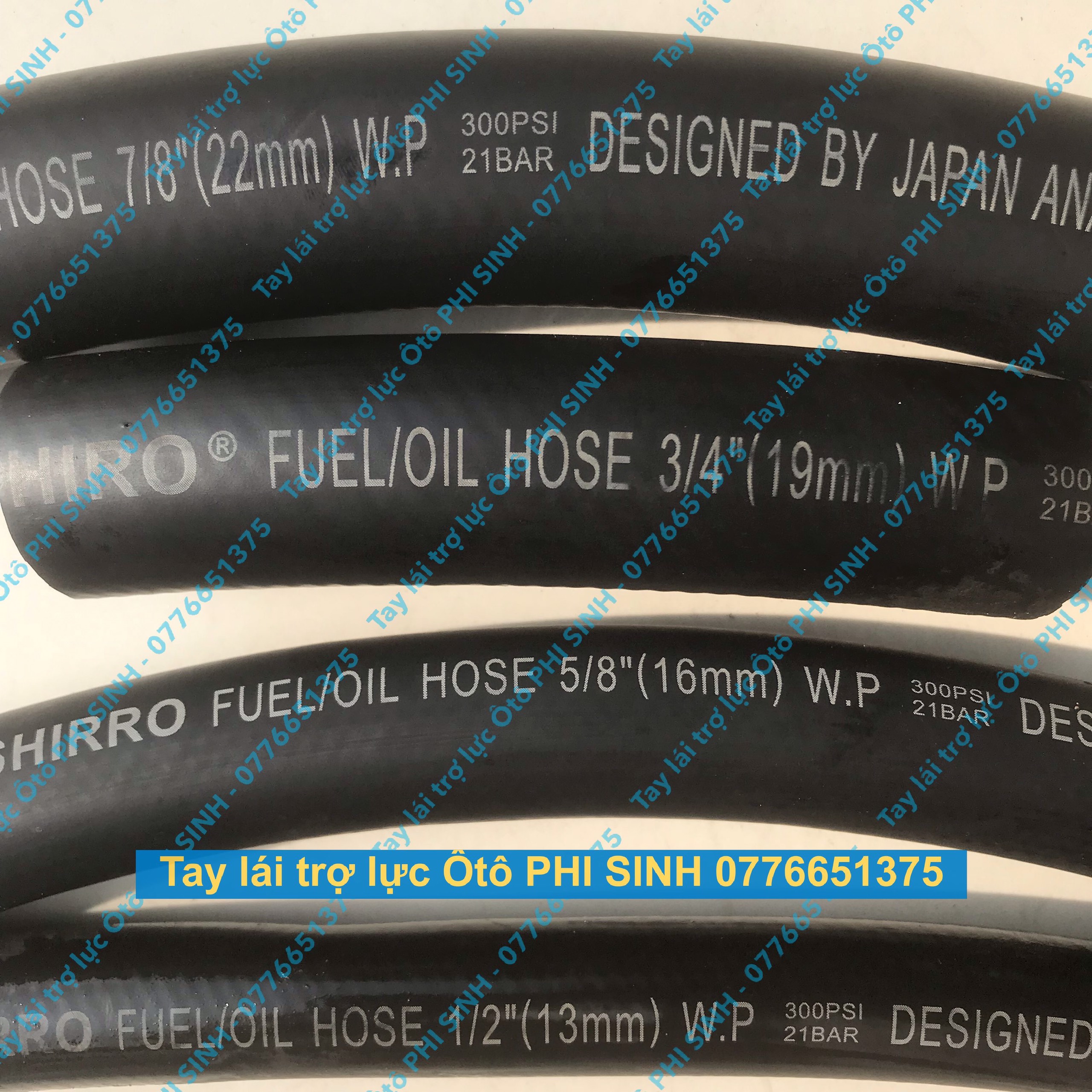 Ống dầu, nhớt chịu áp suất cao 300psi/21bar loại tốt.(giá 1m)