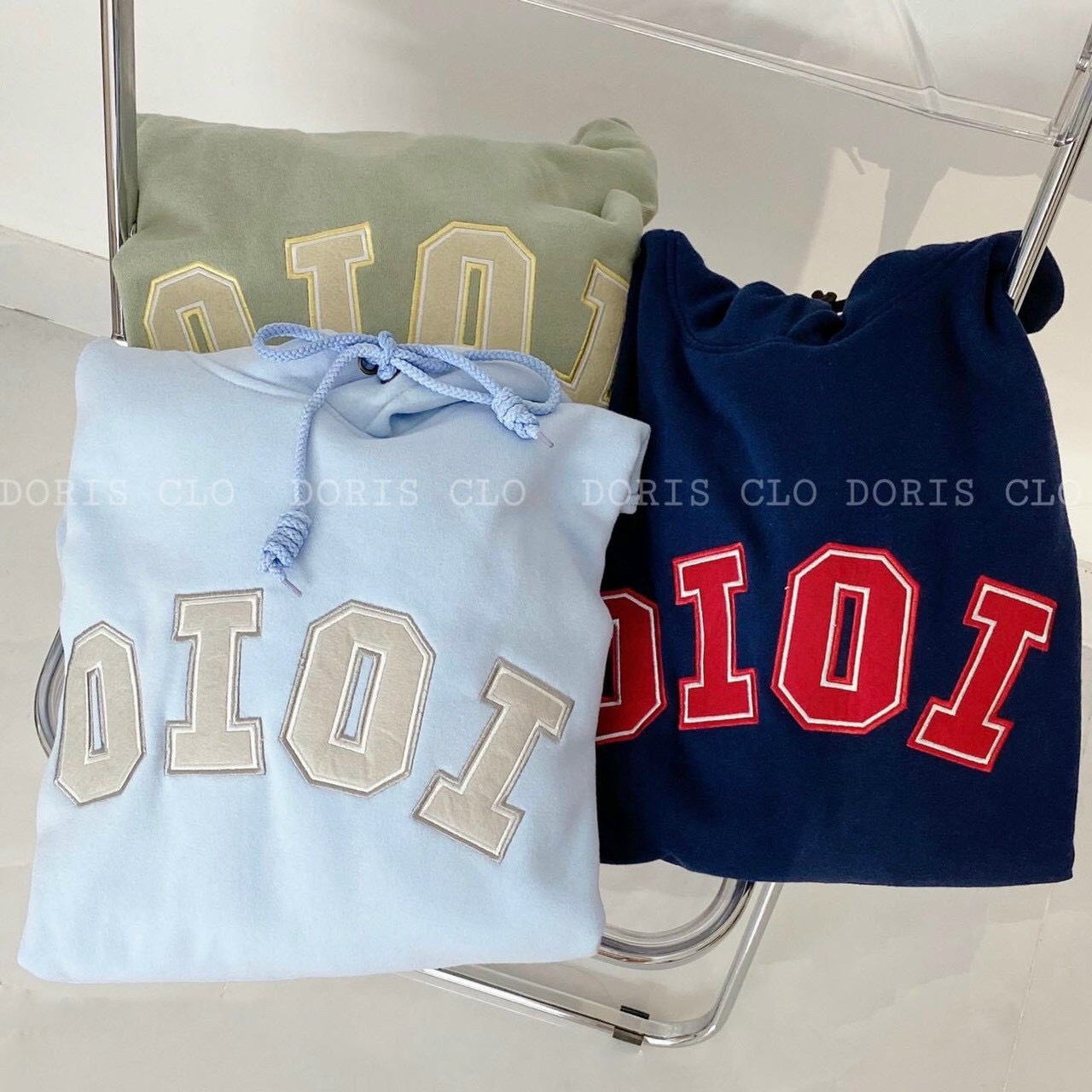 Áo khoác hoodie OIOI fom rộng unisex ulazzag thời trang mới