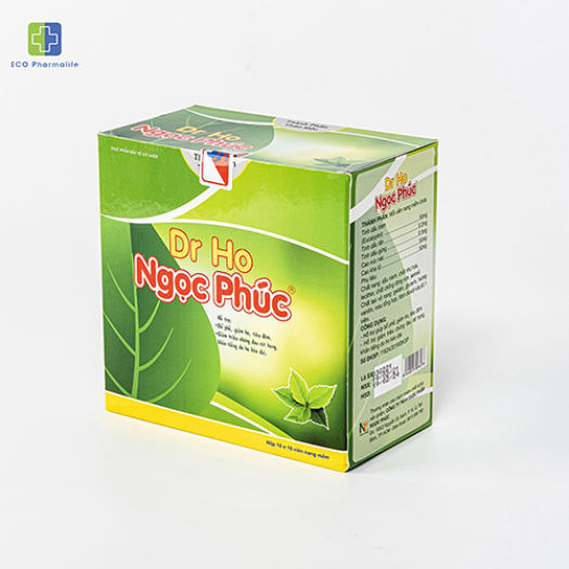 Dr ho Ngọc Phúc - Lọ 600gr - Giúp bổ phế, giảm ho, tiêu đờm. Hỗ trợ giảm triệu chứng đau rát họng, khản tiếng do ho kéo dài - Ecopharmalife