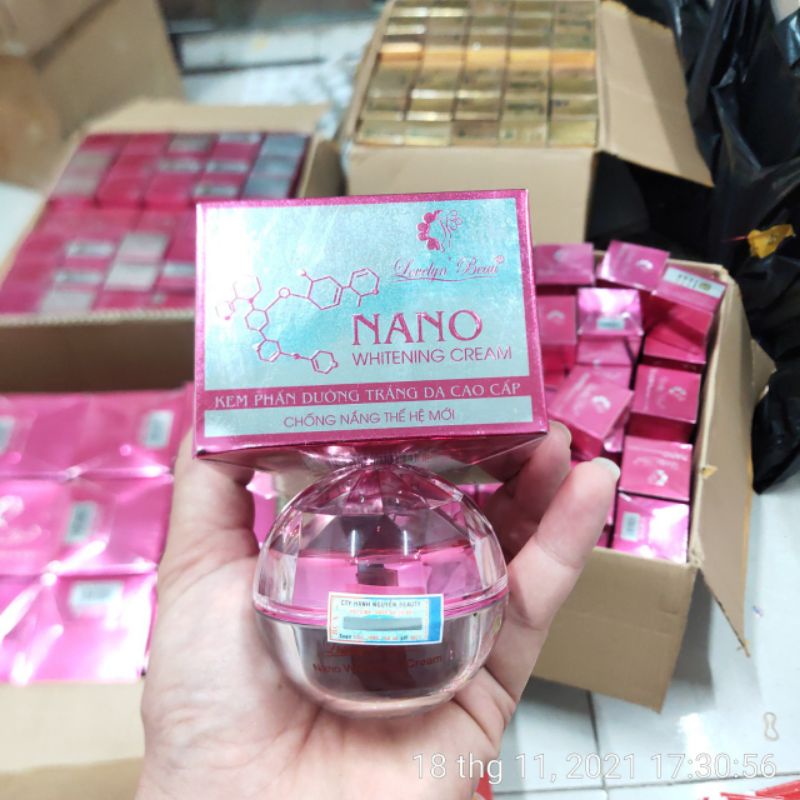 Kem dưỡng trắng da,sạch nám,tàn nhang nano chính hãng