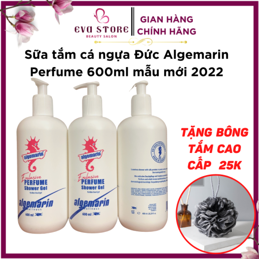 Sữa tắm cá ngựa Đức Algemarin Perfume 600ml mẫu mới 2022, lưu hương lâu, hương nước hoa, mềm mịn da [EVA STORE 68]