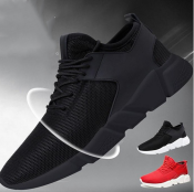 JEIKY Men's Trendy Running Sneakers, Dark Pure Rubber - #M911