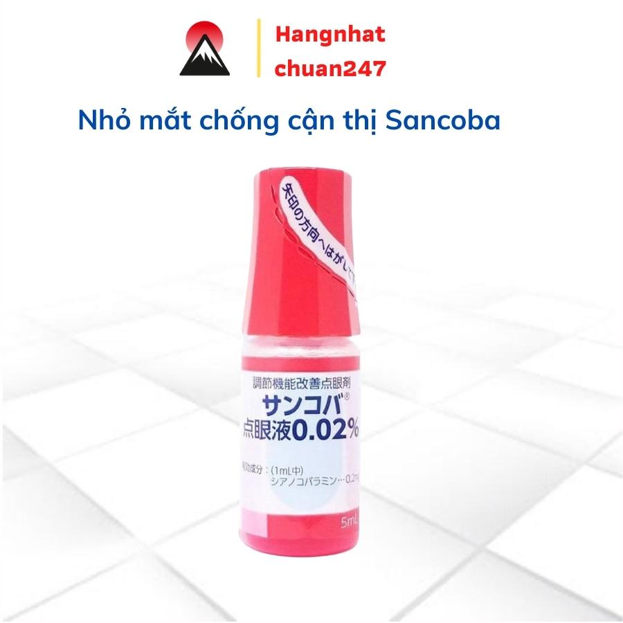 Nhỏ mắt giảm cận thị Sancoba Nhật Bản 5ml