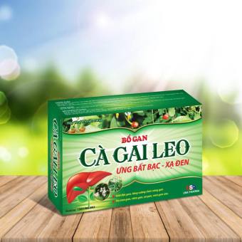 Viên uống bổ gan Cà Gai Leo Ưng Bất Bạc Xạ Đen- Giúp giải độc gan , tăng cường chức năng gan, hạ men ga, viêm gan, xơ gan, men gan cao