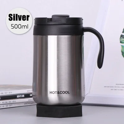 Stainless Steel Thermal Coffee Mug Bubble Tea Cup Vacuum Insulated Travel Mug (3)