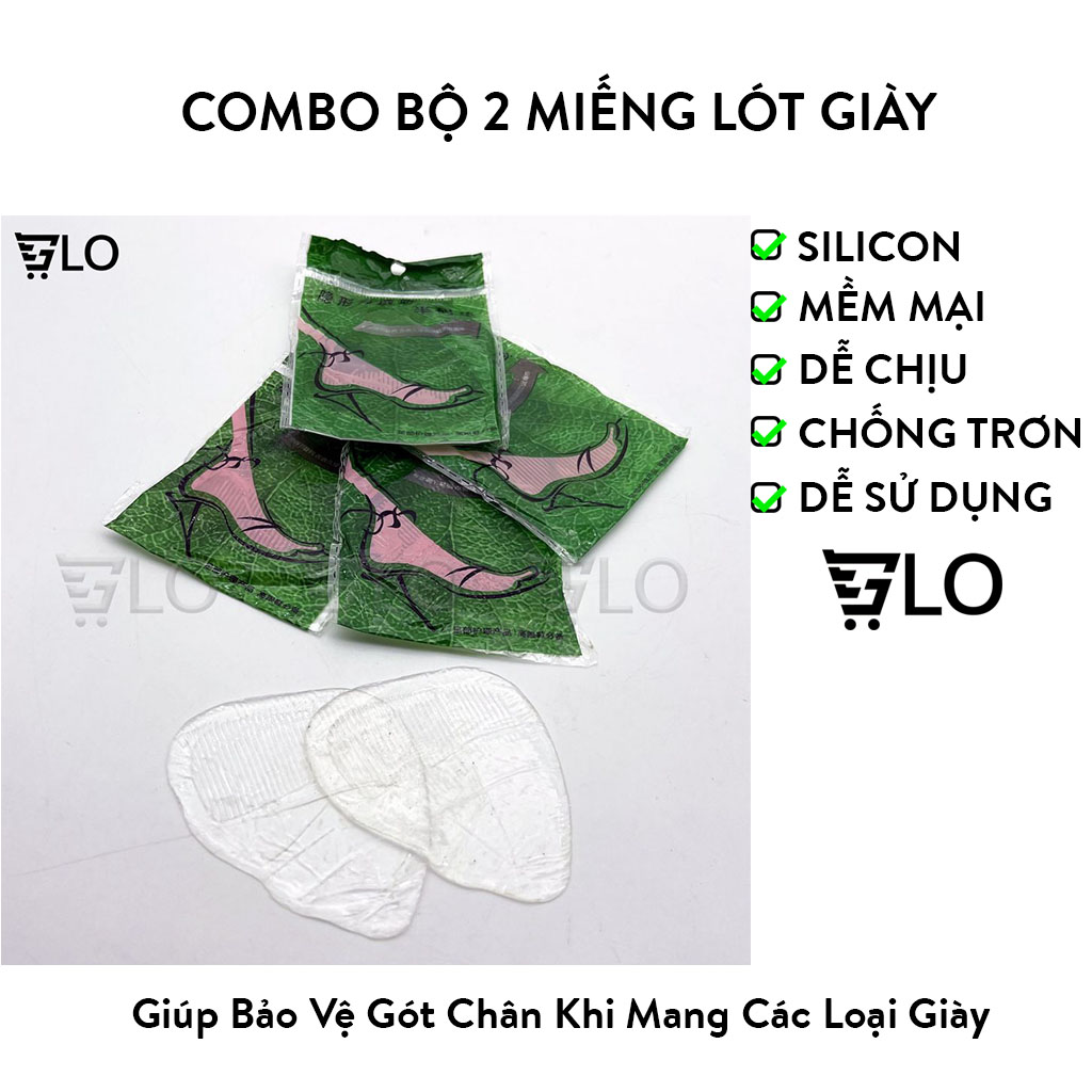 Combo bộ 2 miếng lót giày cao gót, giày bệt