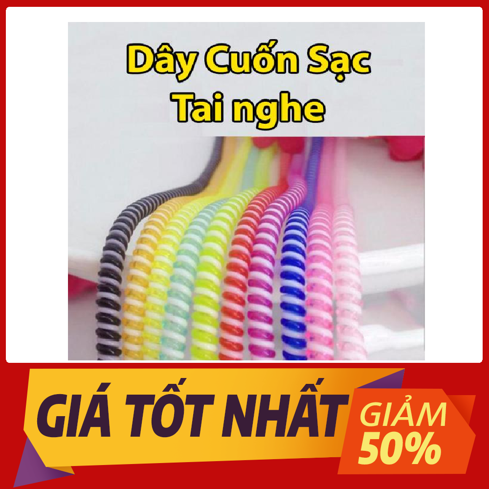 Dây quấn bảo vệ cáp sạc và tai nghe