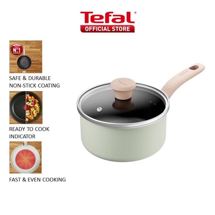 Tefal Ingenio Set of 2 Frying Pan 28 cm + 1 Handle, Induction, Non-Stick  Coating, Start-Up Indicator, Healthy Cooking, Made in France, Eco Resist On