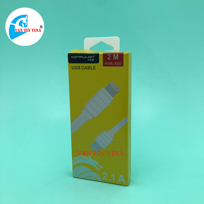 CÁP SẠC IPHONE CHÍNH HẢNG - KONFULON - HÀNG CAO CẤP