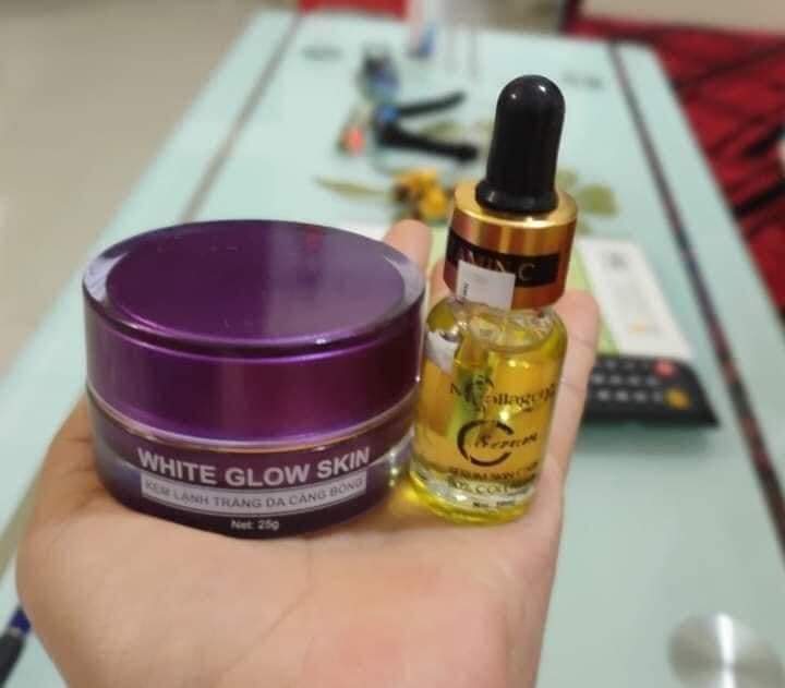 Combo kem Lạnh + Serum tế bào gốc Ncollagen