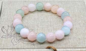 VÒNG TAY ĐÁ BERYL ĐA SẮC 10LY