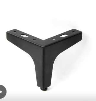 chân 3 trạc 10cm màu đen , chân ghế sofa sắt, chân tủ kệ, chân sofa kim loại