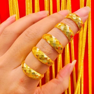 สินค้า แหวนทองคำแท้ น้ำหนัก 1 กรัม ลายจักสาน ทองคำแท้ 96.5 % พร้อมใบรับประกันสินค้า
