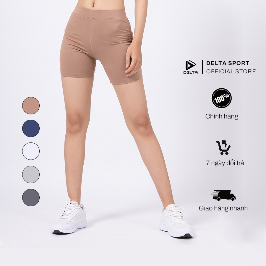 Quần legging nữ dáng lửng DELTA RLE002W chất liệu vải Visco thoáng mát, co giãn tốt, phù hợp cho hoạt động thể thao, tập gym, tập yoga