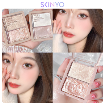 Phấn Bắt Sáng 2 Màu Ánh Ngọc Trai Lấp Lánh Kiêm Phấn Má SXY548