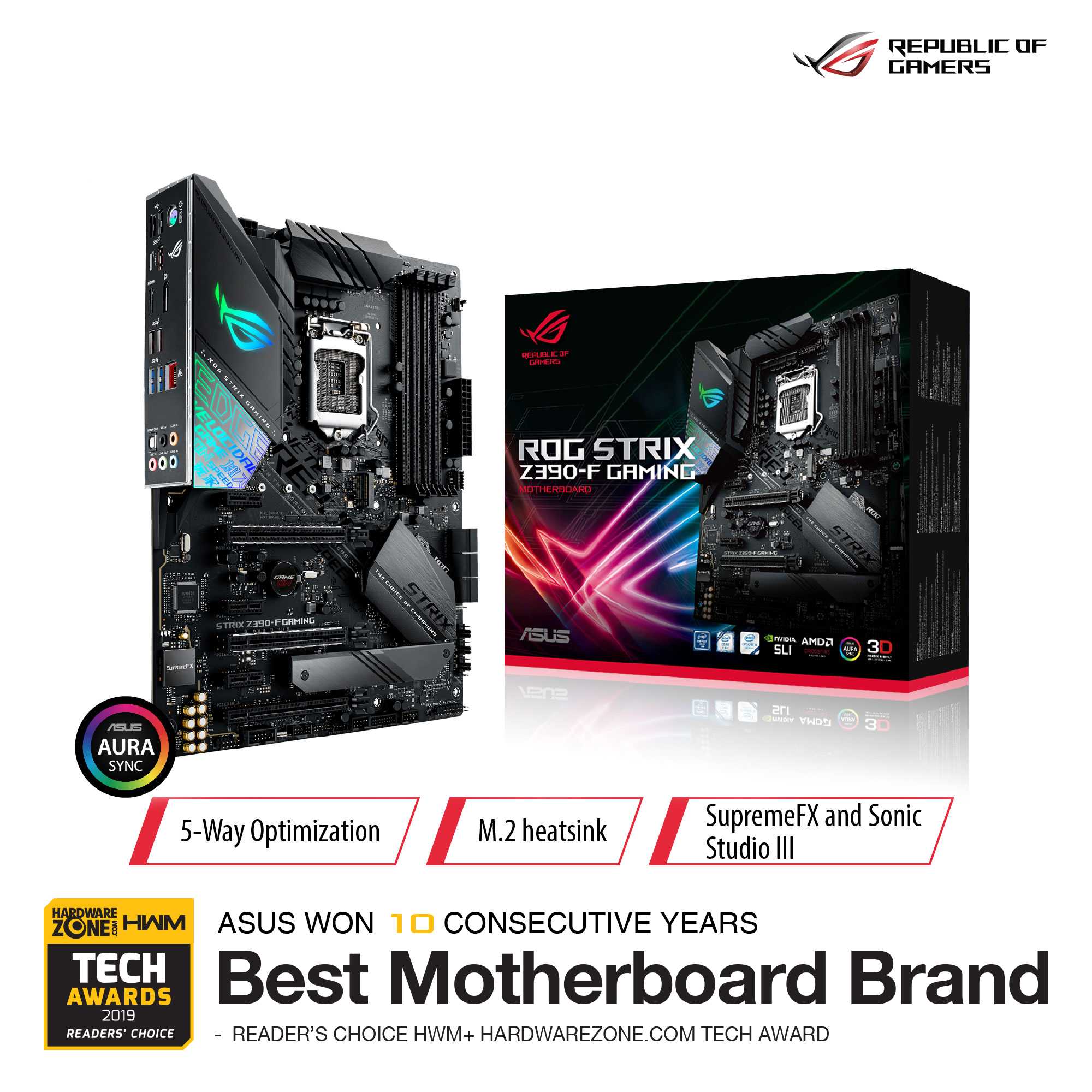 asus rog z390 gaming f